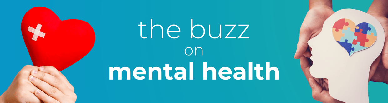 the buzz on mental health page header